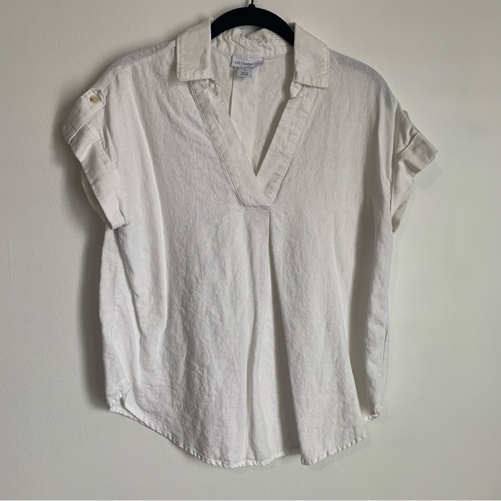 Liz Claiborne linen top